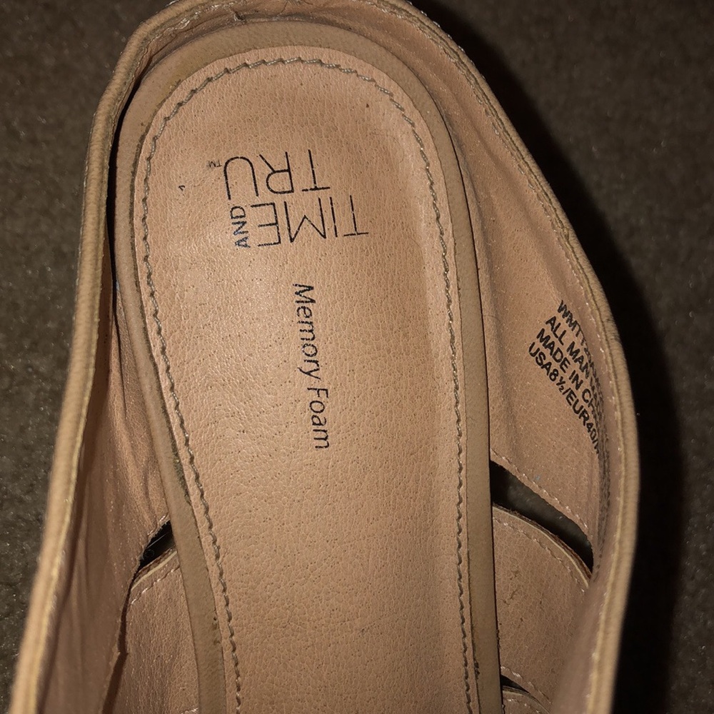 Tan wedges